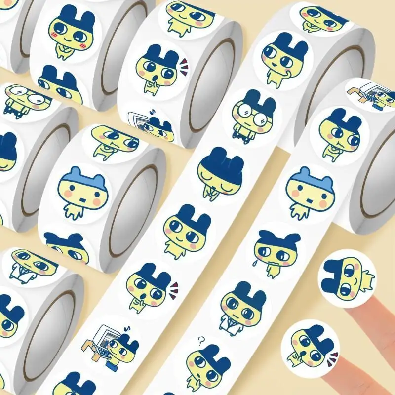

Kawaii Japanese Anime Tamagotchi Mametchi Decoration Sticker Interesting Facial Expressions Pvc Sticker Scrapbook Journal Diy