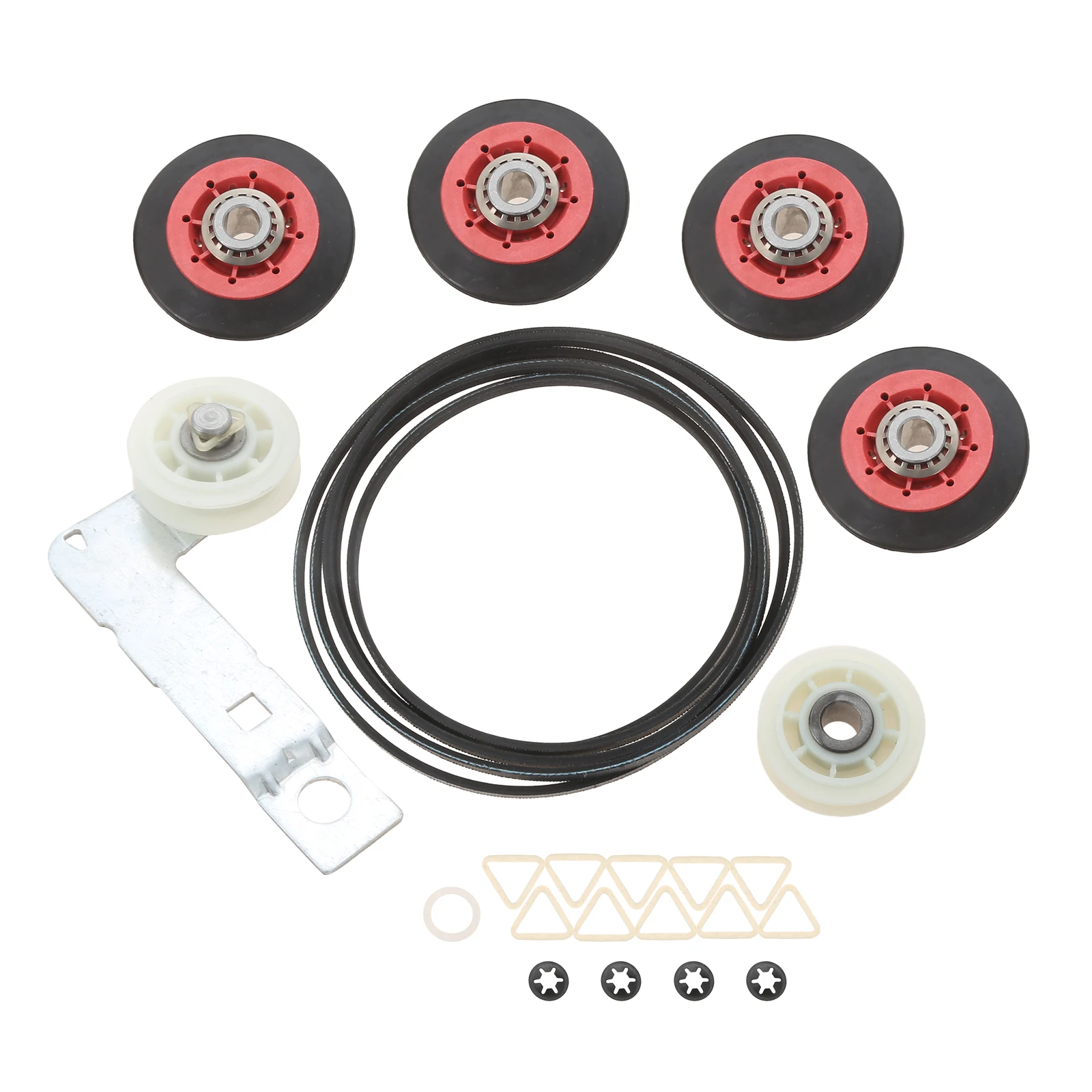 Dryer Repair Kit Replacement 4392067 for Whirlpool with 279640 Idler Pulley 661570 Belt 8536974 W10314173 Drum Rollers