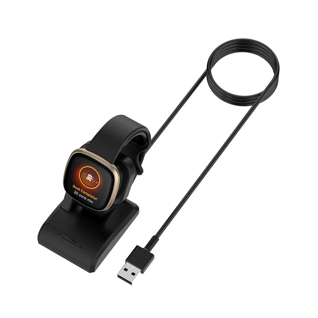 

Интеллектуальная USB-док-станция для зарядки умных часов, настольная подставка для зарядки, аксессуар, запасные части для Fitbit Versa 3
