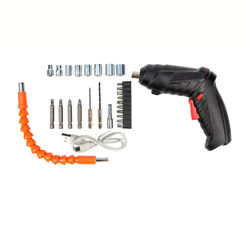 Rechargeable Electric Screw Driver Set Powerful Impact 3.6V Cordless Wireless Screwdriver Driver Bit Rotating Handle Hand Drill