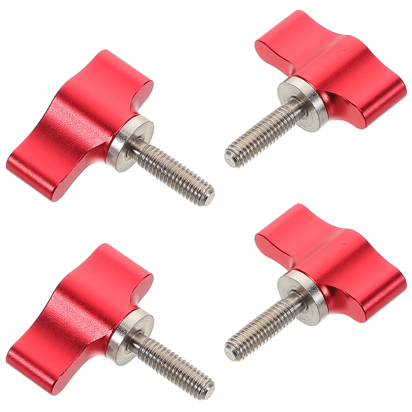 

4pcs Aluminum Alloy Thumb Screw M4 T-Handle Clamping Wing Knob For Photography Equipment Quick Release Fastener Hardware