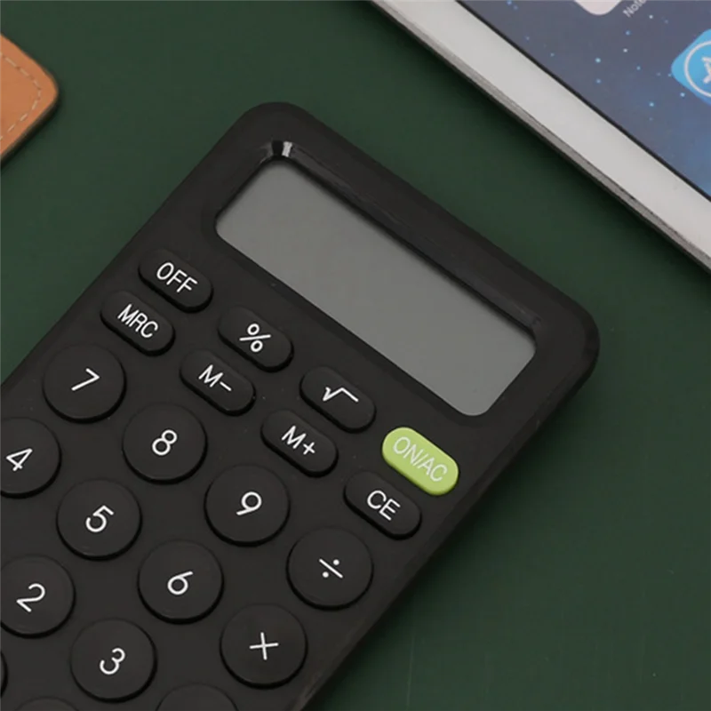 Wissenschaftlicher Taschenrechner, tragbarer Taschenrechner mit hochempfindlichen Tasten, geeignet für Studenten und Büroangestellte, langlebiges Weiß