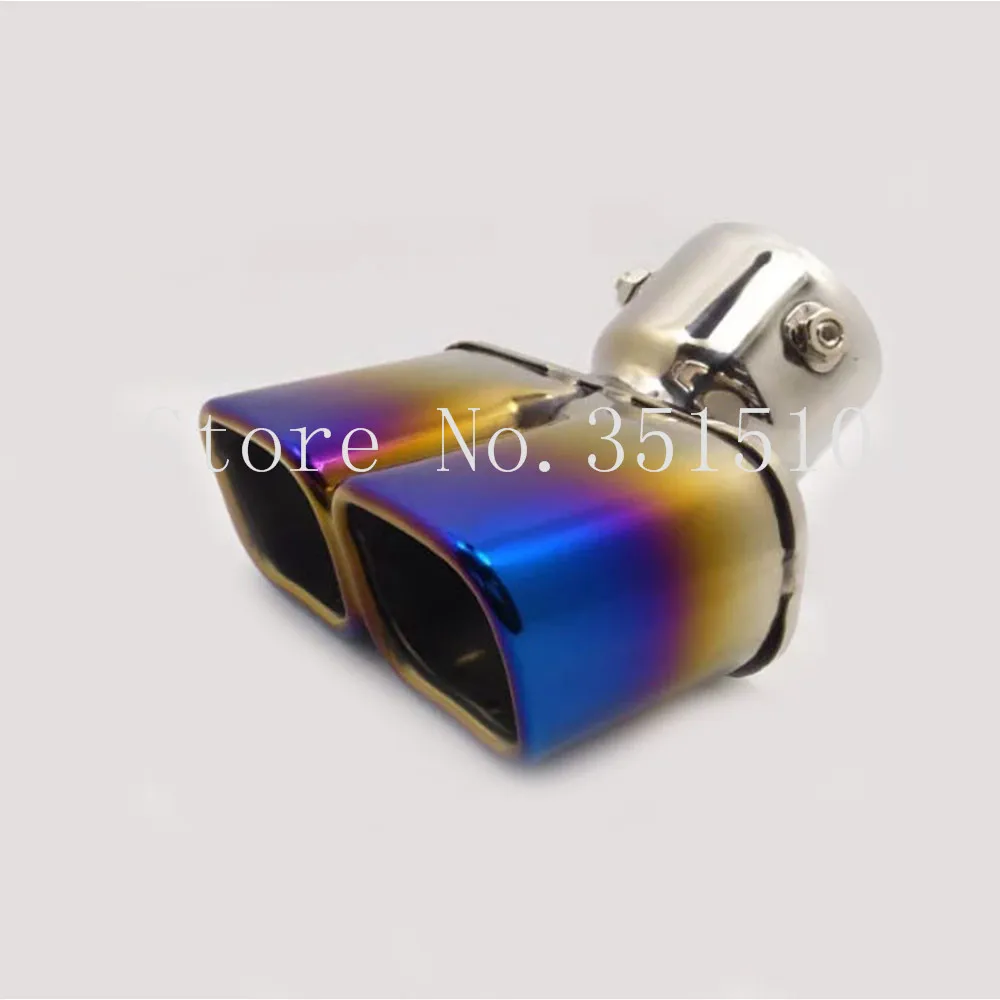 Car Stainless Steel Cover Muffler Pipe Outlet Dedicate Exhaust Tip Tail 1pcs For Toyota Sienna 2010 2011 2012 2013 2014