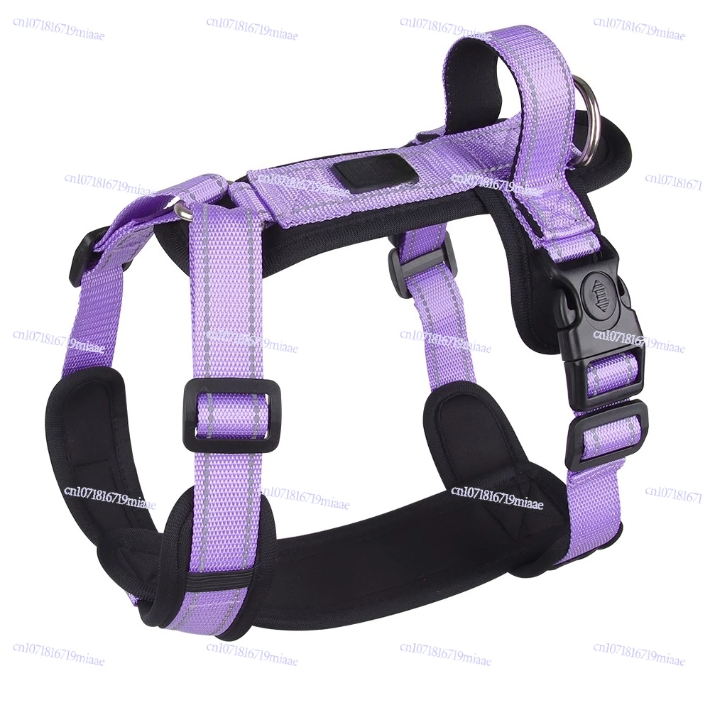 

Dog leash anti-break free chest strap reflective chain pet work leash