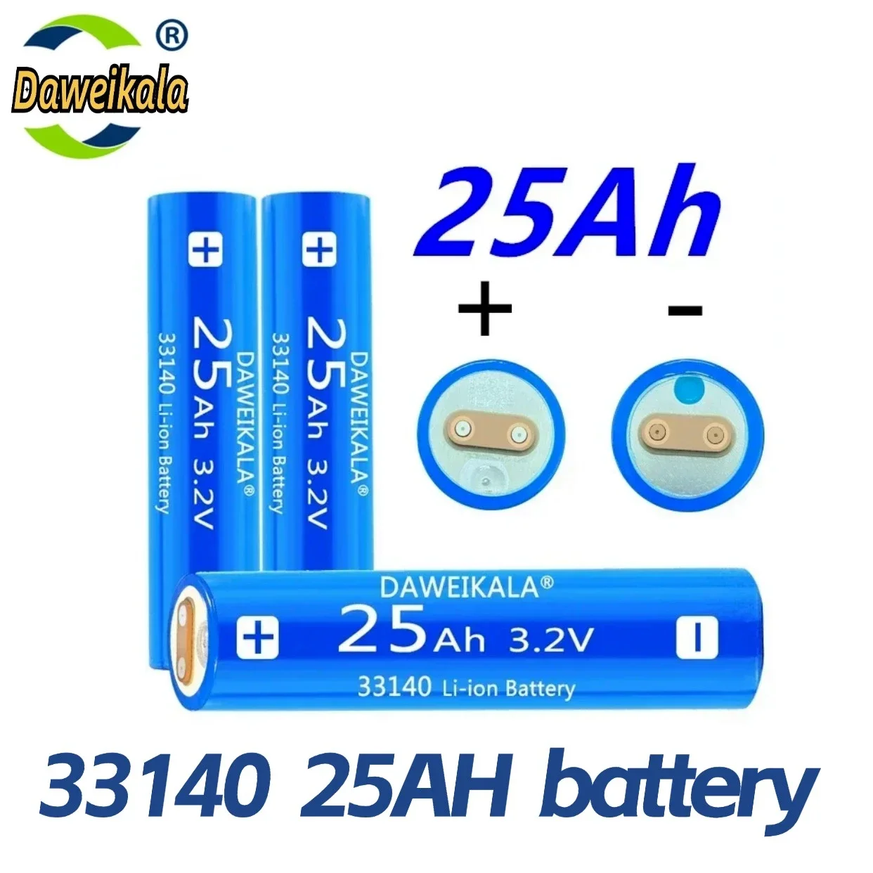 Новый lifepo4 25 Ач 33140 аккумулятор 3,2 В для DIY 4S 12 В 24 В 36 В 48 В 20 Ач 30 Ач аккумулятор для электроинструментов