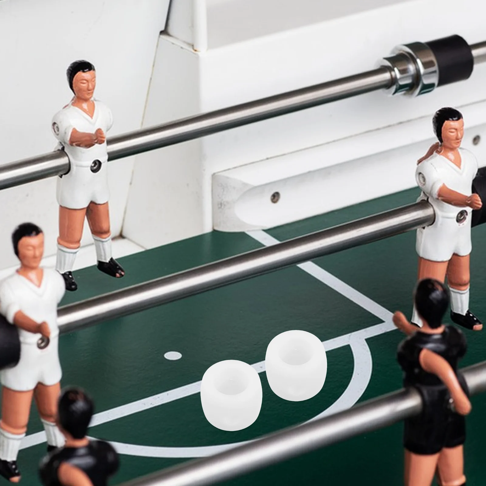 

10Pcs Table Football Goal Stopper Rings ABS Plastic Positioners for 5529 Foosball Table Accurate Ball Control Replacement Parts