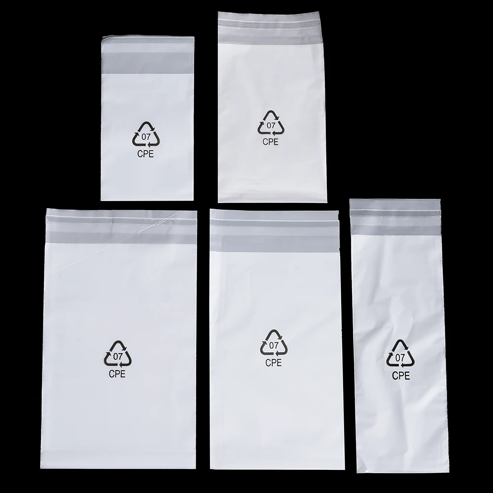 50Pcslot 8x8cm CPE Opp Bag Self Adhesive Clear Transparent Plastic Storage Bag Jewelry Gift Packaging Pouches