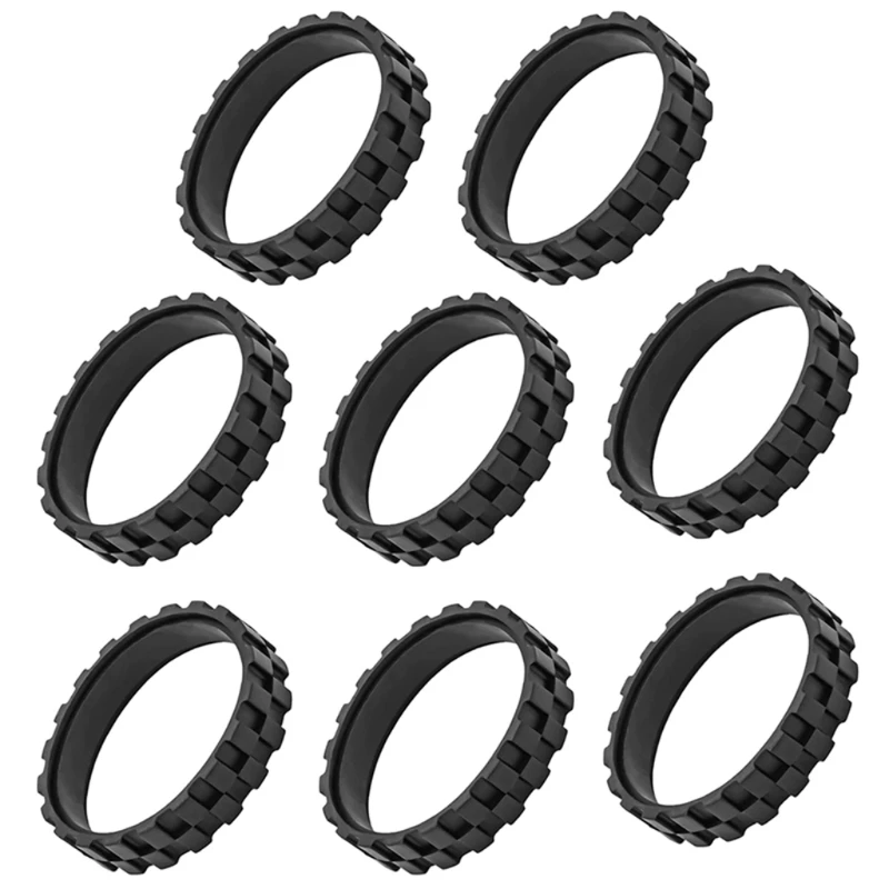 8 قطعة إطارات العجلات المطاطية استبدال معالجته مناسبة لـ I7، +، E5، E6، دروبشيبينغ