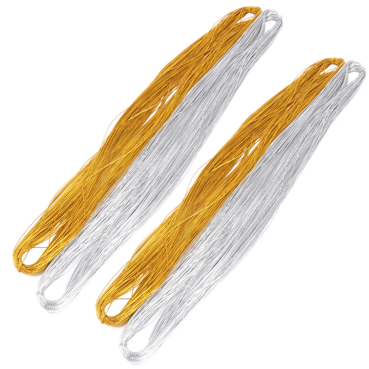 

1Set Gift Wrapping Threads Golden Silver Thread 100M Long Colorful Wire for Christmas Present Decoration Invitation Tag Line