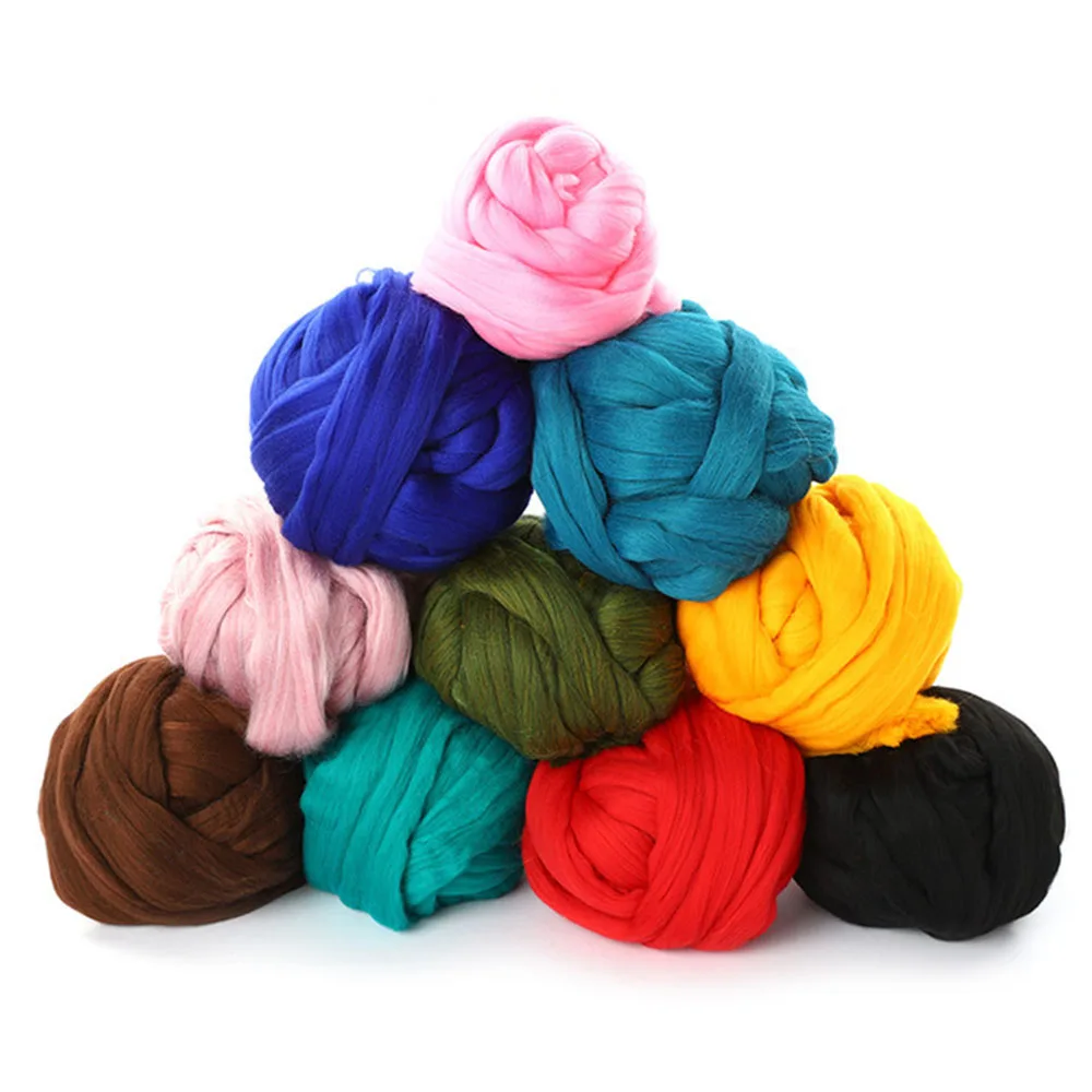 

100 г смесовой шерстяной пряжи для игольного валяния, окрашенной вручную, из мериноса