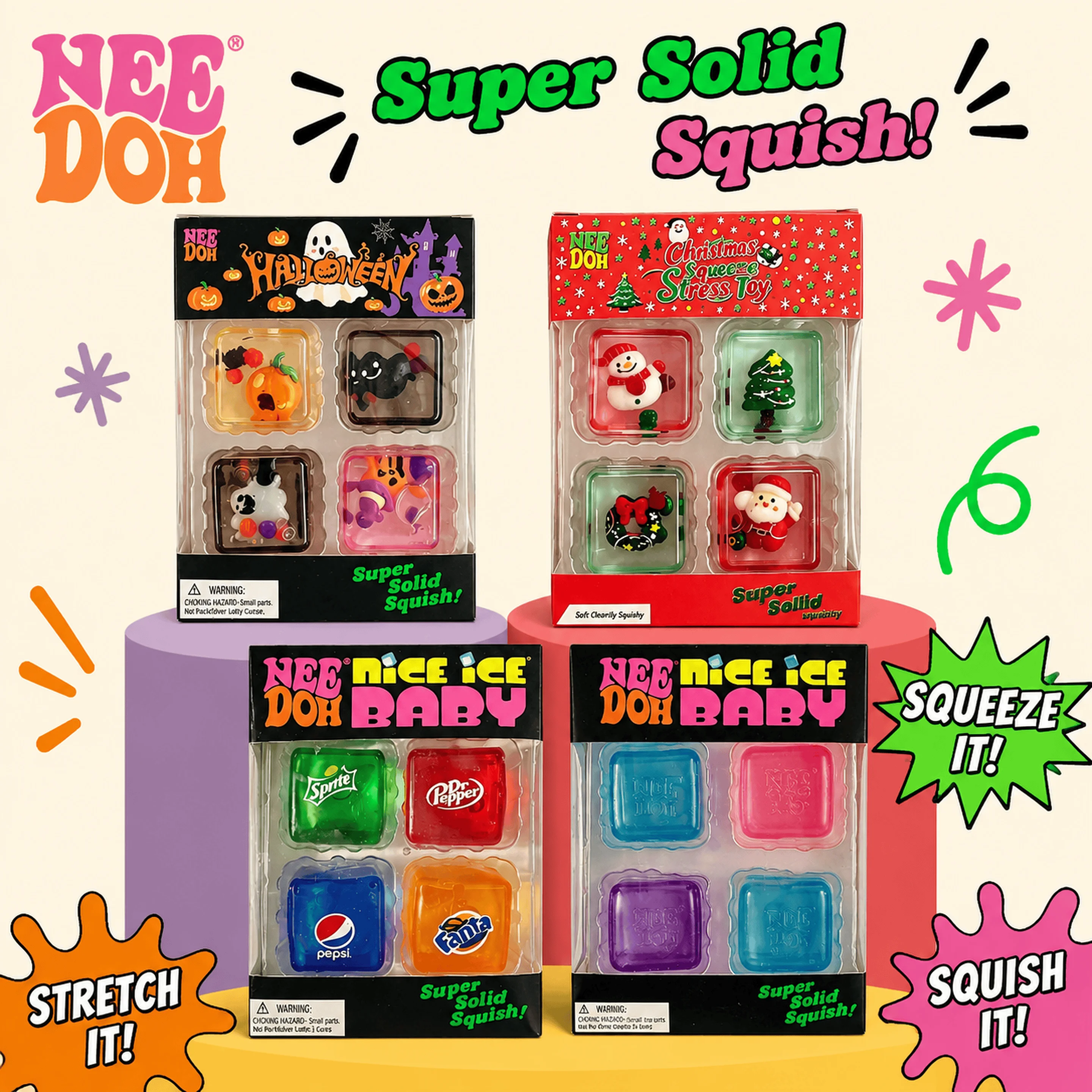 Electronics Latest Gadgets - Schylling NeeDoh Halloween Teenie Mini Ice