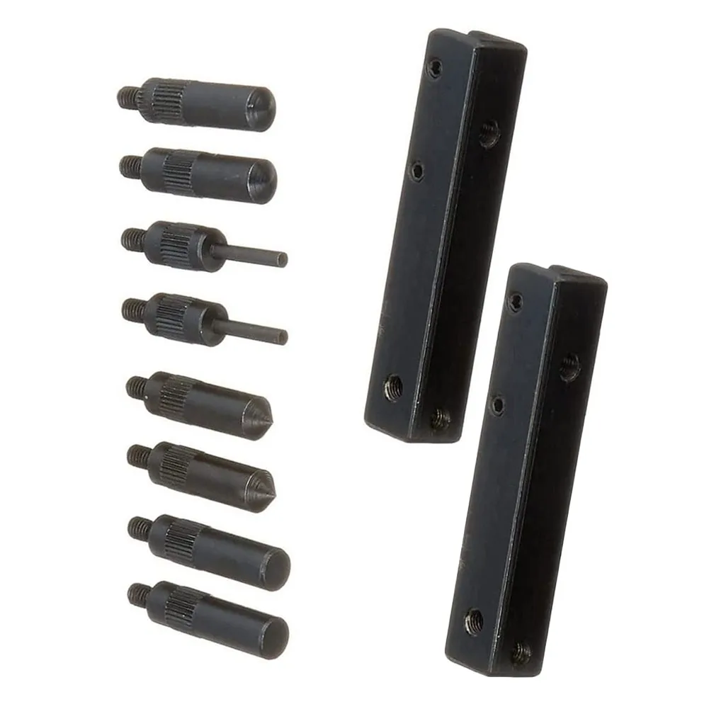 Alloy Steel 4-Point Caliper Accessory Extension Kit For Depth Measurement With Clamp And Screws 4100-0044