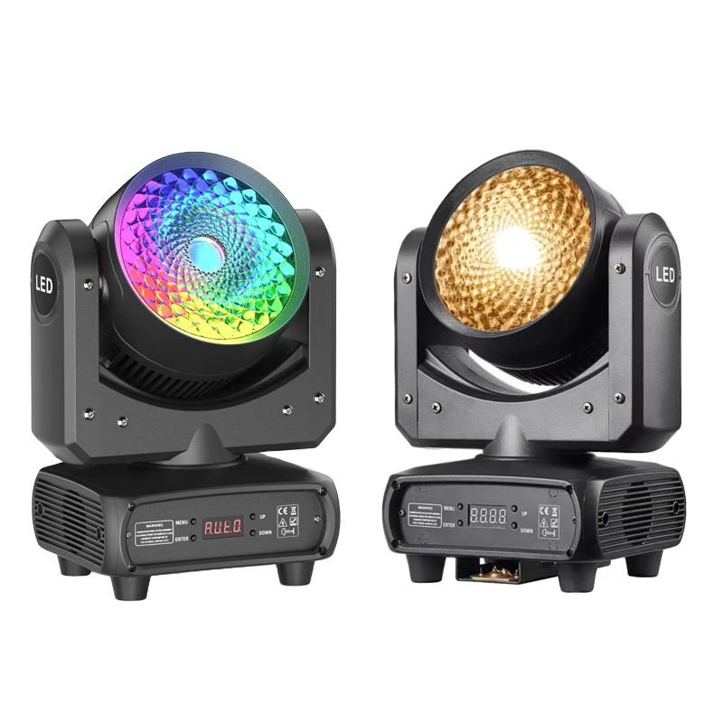 Sunart 120W COB Moving Head Washing Stage Lighting For DJ Disco Night Clubs Bars Shows Events DMX Dyeing Fixture With LED Ring