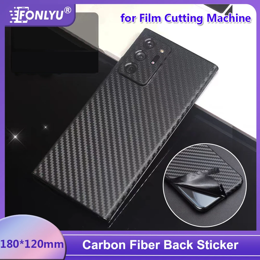 

FONLYU 10/50 шт. углеродное волокно текстурная задняя пленка защитная наклейка для машины лазерной резки лезвия универсальная декоративная Задняя Кожа