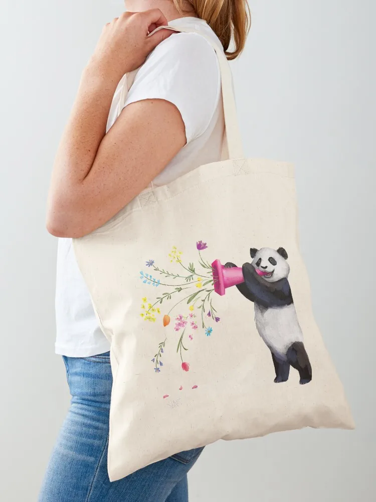 Panda Cub Announces Spring Tote Bag Women bags Handbags personalized tote bag shopping cart bags