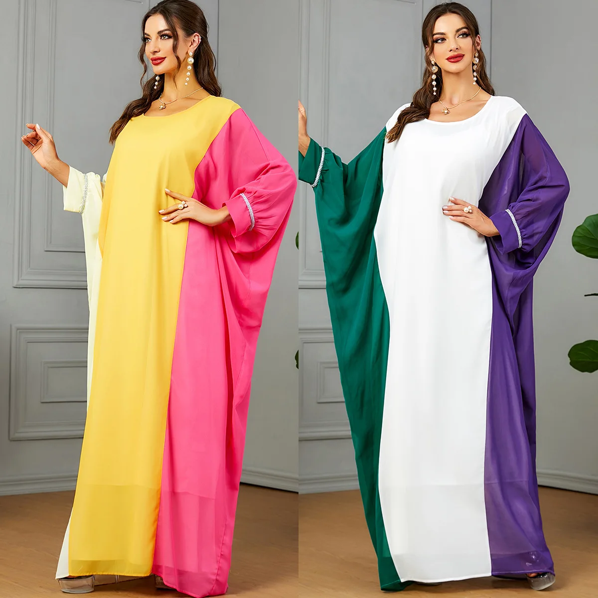 

Vestidos Abayas for Women Dresses Party Dubai Saudi Kaftan Islam Morocco Muslim Jalabiya Eid Ramadan Modest Arabic Long Robe