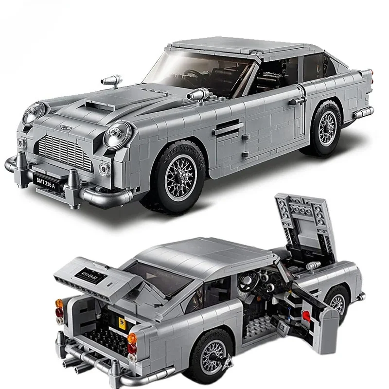 1439PCS Film Tecnico 007 James Bond DB5 Auto Classiche Building Blocks Mattoni Veicolo Giocattoli Regali Di Compleanno Per Il Capretto Ragazzo