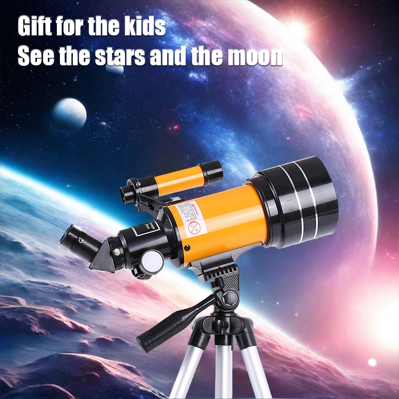 Professional Astronomical Telescope Monoculars F30070 HD High Precision For Watching Stars And The Moon Study Stargazing Gift