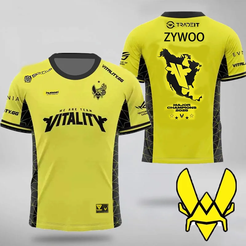 Zywoo جيرسي حيوية بطل تي شيرت 2025 جديد CS2 Esports نادي المهنية اللاعبين التدريب موحدة المتضخم ألعاب المشجعين #3