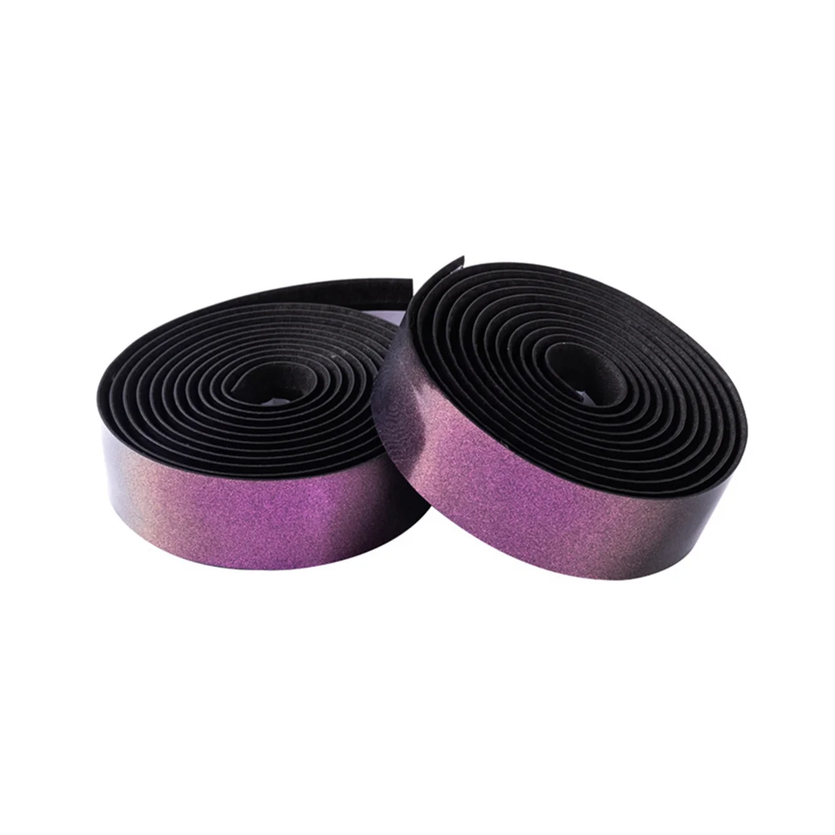 Bike Handlebar Tape Reflective High Viscosity Non-Slip Bicycle Bar Tape Road Bike, Gradient Purple