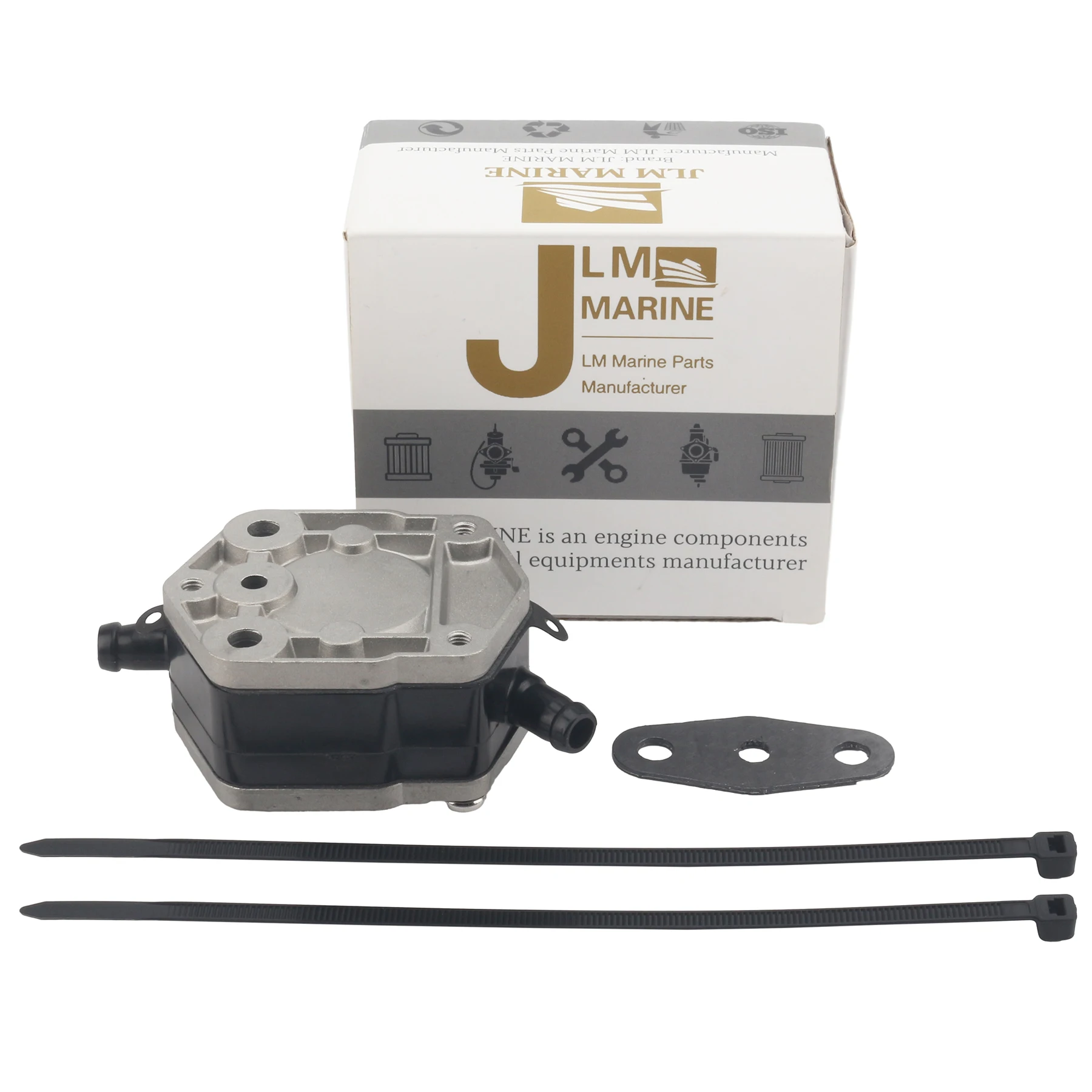 

JLM 6E5-24410-10 for Yamaha 115 130 150 175 200 225 250 300 HP 2 Stroke Marine Outboard Fuel Pumps With Gasket 6E5-24410-01
