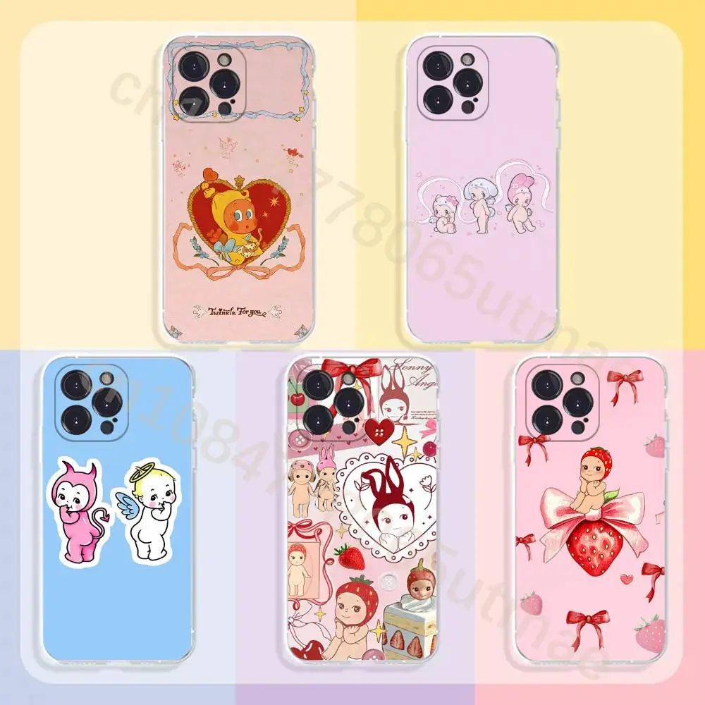 

Kewpie Cute Angel Phone Case For iPhone11,12,13,14,15,16,17,Plus,Pro,Max,Plus,Transparent Cover