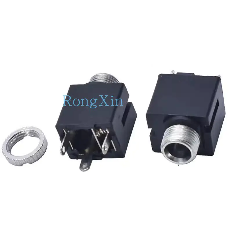 

100pcs/PJ-301CM Headset Connector 3.5MM Interface Audio Video Socket 3.5 Stereo Channel 3 Pin