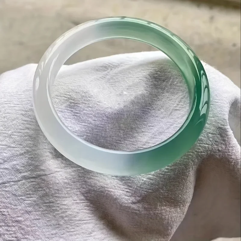

New Natural High Ice Quartzite Jade Versatile Fashion Classic Women's Bracelet Jewelry