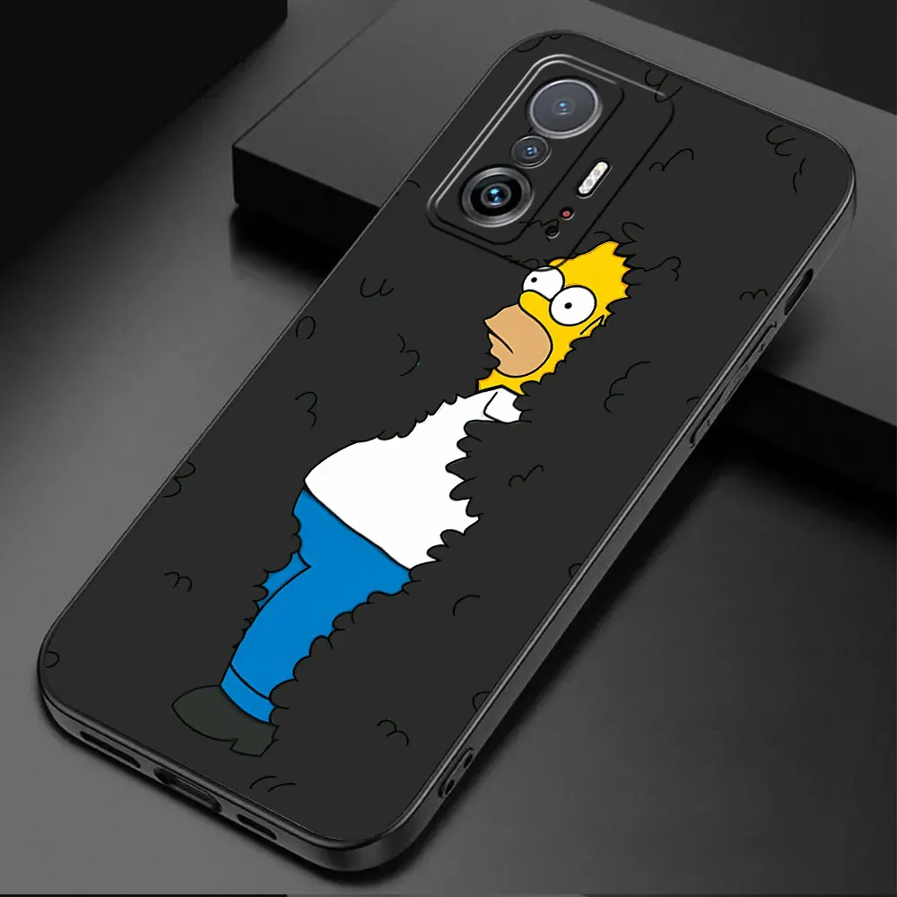 Homer The Simpsons Case For Xiaomi Mi Poco X3 NFC 11 Lite 11T Pro X5 X4 M3 M4 F3 12 10T 9T F1 C40 Soft Funda TPU Phone Cover