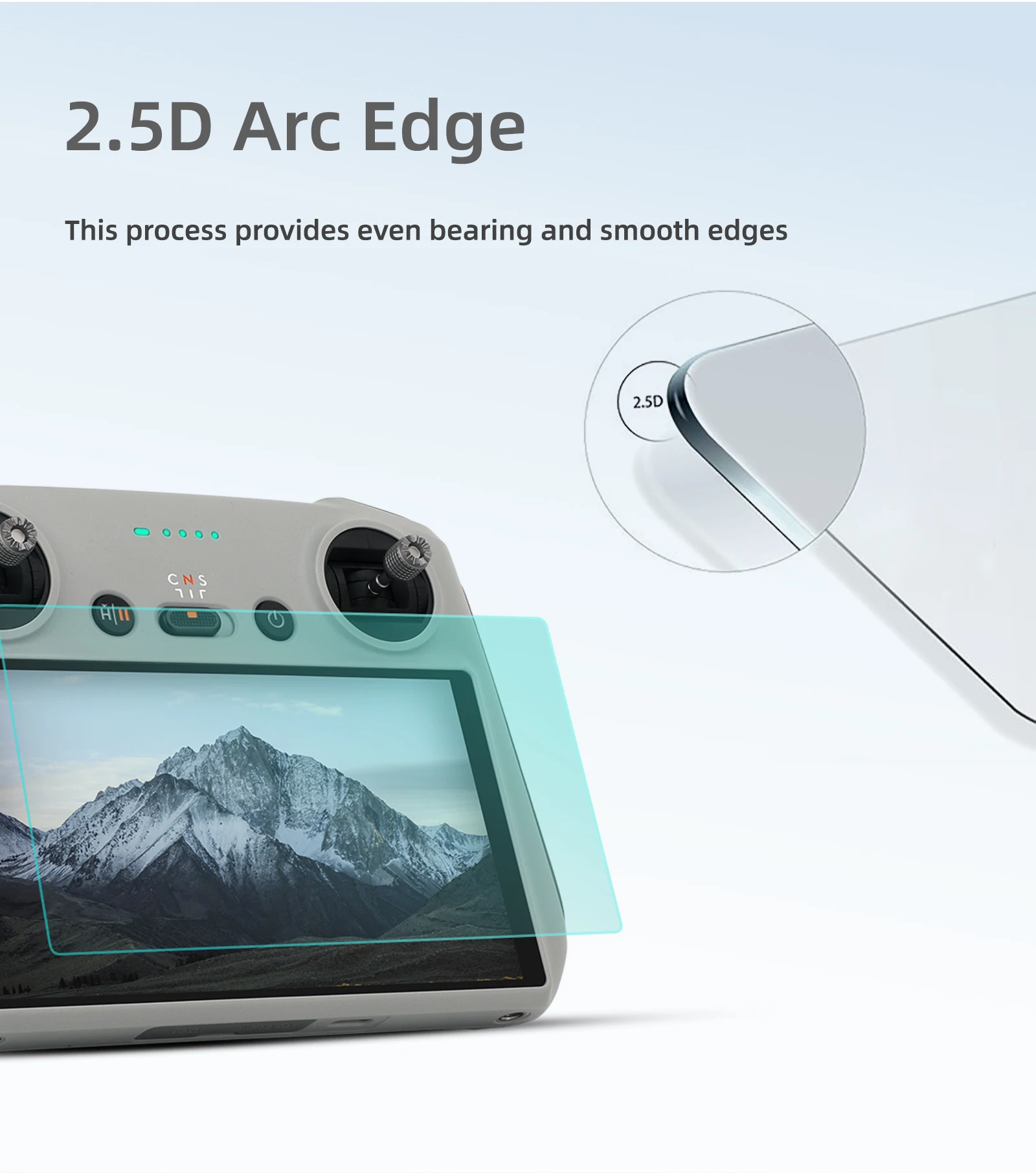 強化ガラスフィルム DJI Mini 3 Pro RC リモコンアクセサリー スクリーンプロテクター DJI RC/RC2 防爆耐衝撃