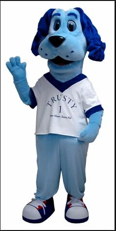 Blue dog mascot costume trusty dog custom fancy costume cosplay kits mascotte fancy dress cartoon character N30756