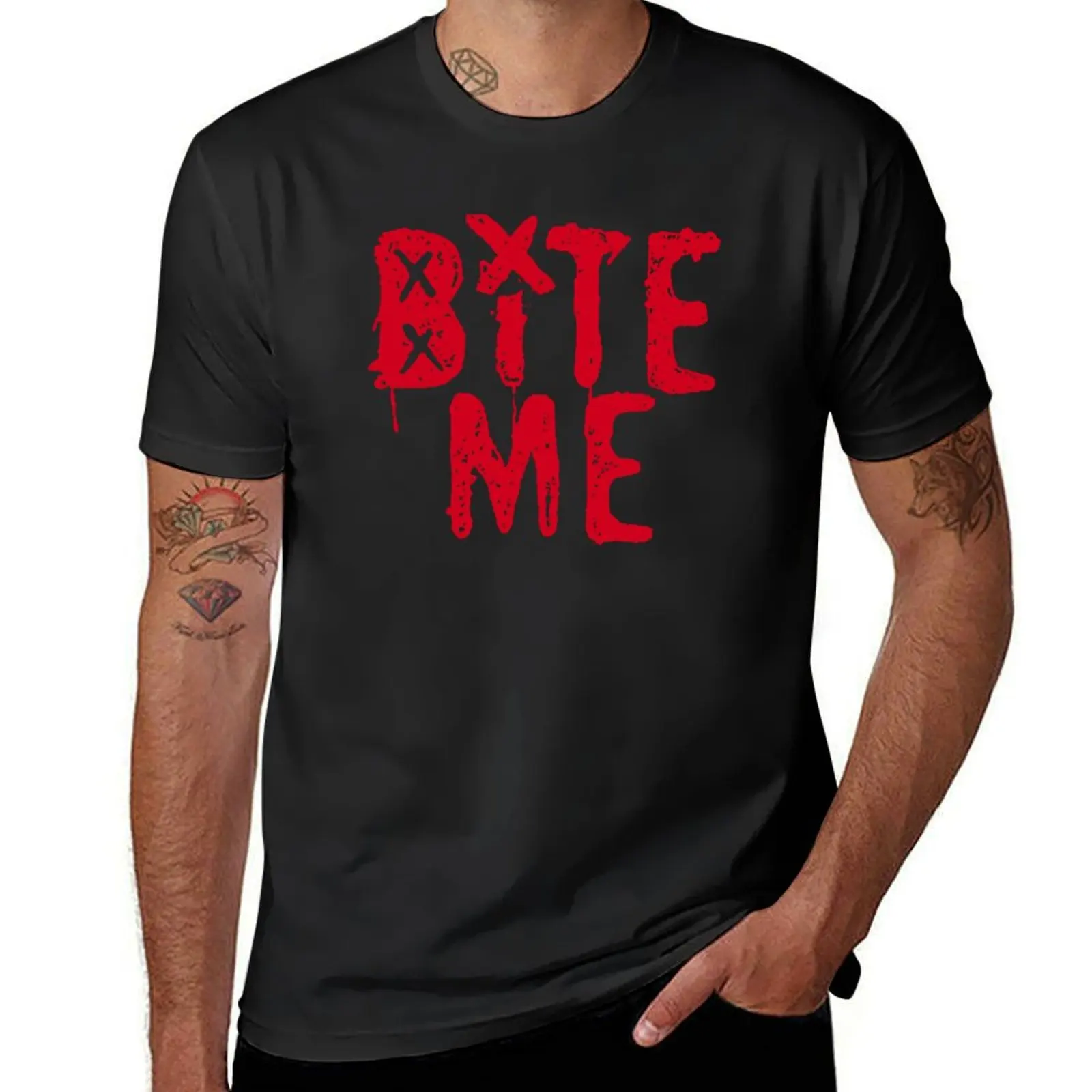 

Avril Lavigne Bite Me-Sk8er Boi T-Shirt anime figures blacks customs design your own essential t shirt Men's t-shirts