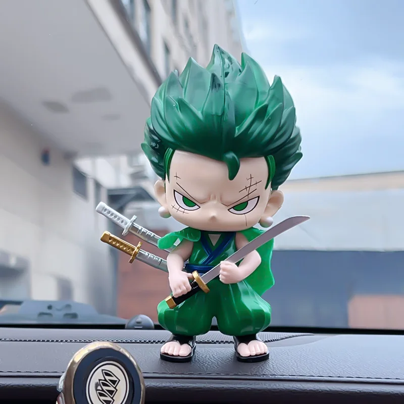 สไตล์ใหม่ One Piece Creative อุปกรณ์ต่อพ่วงการ์ตูน GK รุ่น Q รุ่น Solon Handmade น่ารักเดสก์ท็อปอะนิเมะอุปกรณ์ตกแต่ง