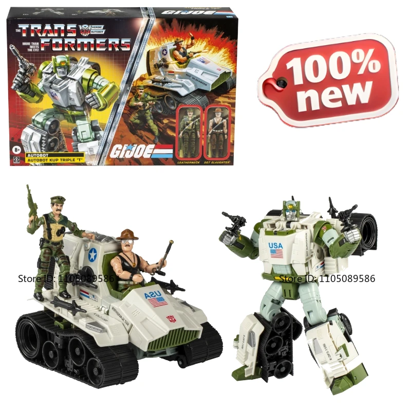 

Совершенно новая оригинальная коробка Transformer G1 Triple-T, экшн-фигурка, модель, праздничные подарки, украшения для студии, фигурка, игрушечный робот
