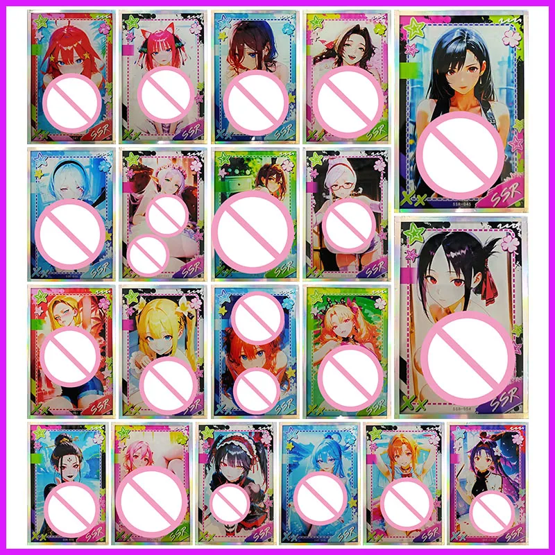 

Аниме «История богини» Редкая коллекционная карта SSR Юки Асуна Токисаки Куруми Android18 Фрирен Накано Мику Тифа игрушки для мальчиков подарок