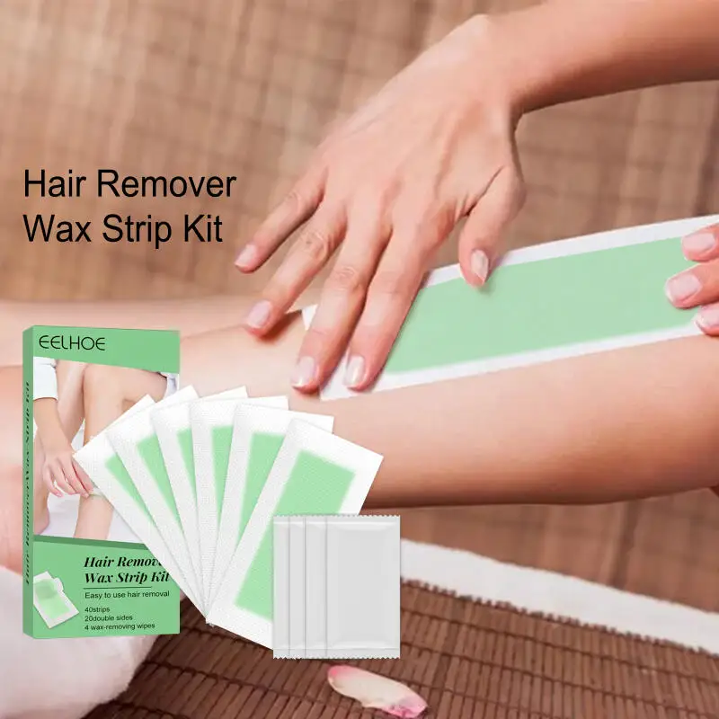 

EELHOE Hair Removal Wax Paper Gentle Portable Fast Clean Tear-type Hair Removal Smooth Wax Paper