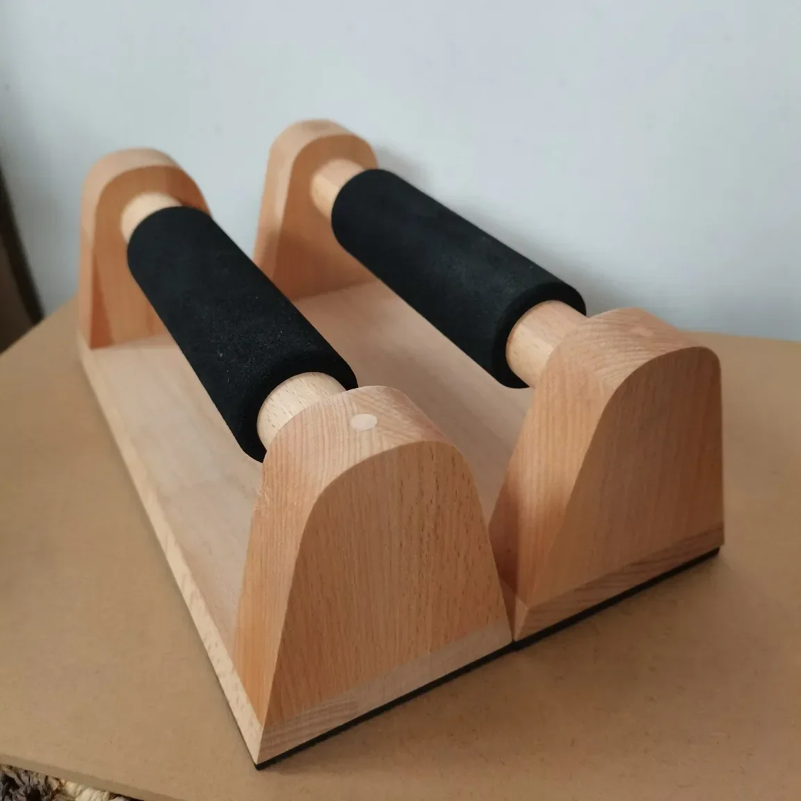 Beech Wood Push‑Up Stands Multifunctional Home Fitness Support Frame Household Gym Strength Training Chest Workout Gear