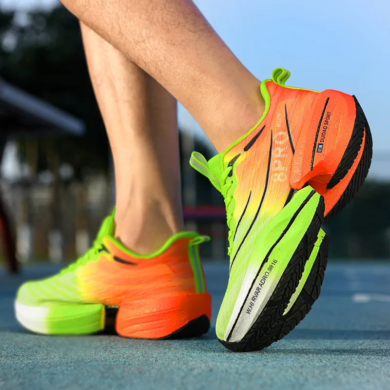 

NEW 2025 Marathon Air Cushion Men Sports Running Shoes Breathable Lightweight Women's Comfortable Athletic Nonskid Sneakers