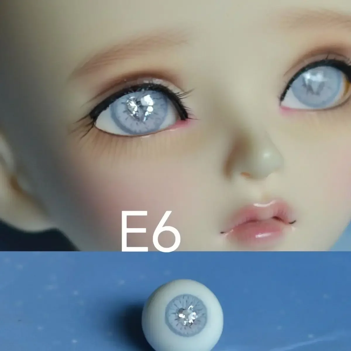 New 12/14/16/18mm Doll\'s Eyes for 1/3 1/4 1/6 Bjd Doll Plaster Hemisphere Eyeball Girl Toys Dress Up Doll Accessories,no Doll