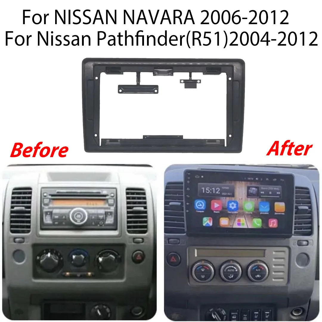 2 Din Radio samochodowe z androidem dla NISSAN NAVARA 2006-2012 Pathfinder(R51)2004-2012 CarPlay Stereo odtwarzacz nawigacja multimedialna GPS