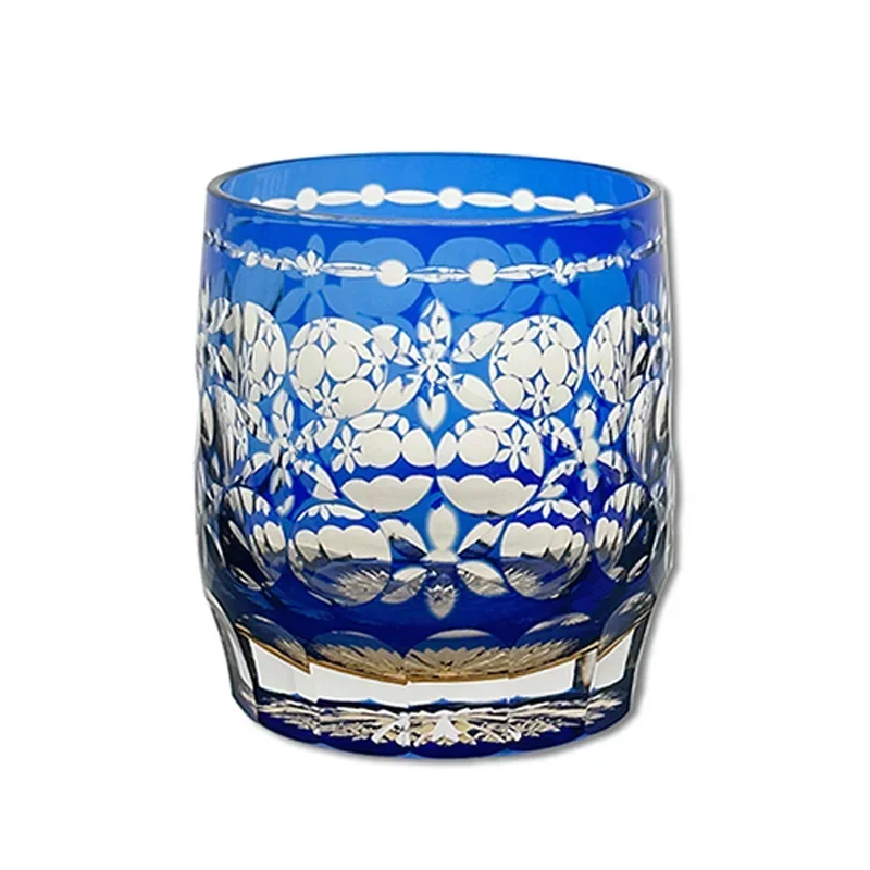 

Pure hand-carved high-end crystal glass | Edo cut whiskey foreign wine cup retro gift