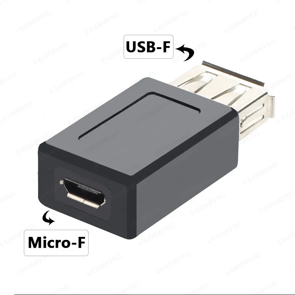 Usb 2.0 Type A Male & Female Micro Usb & Mini Usb 5Pin Vrouwelijke Adapter Plug Converter Usb 2.0 naar Mini Usb Micro Usb Connector