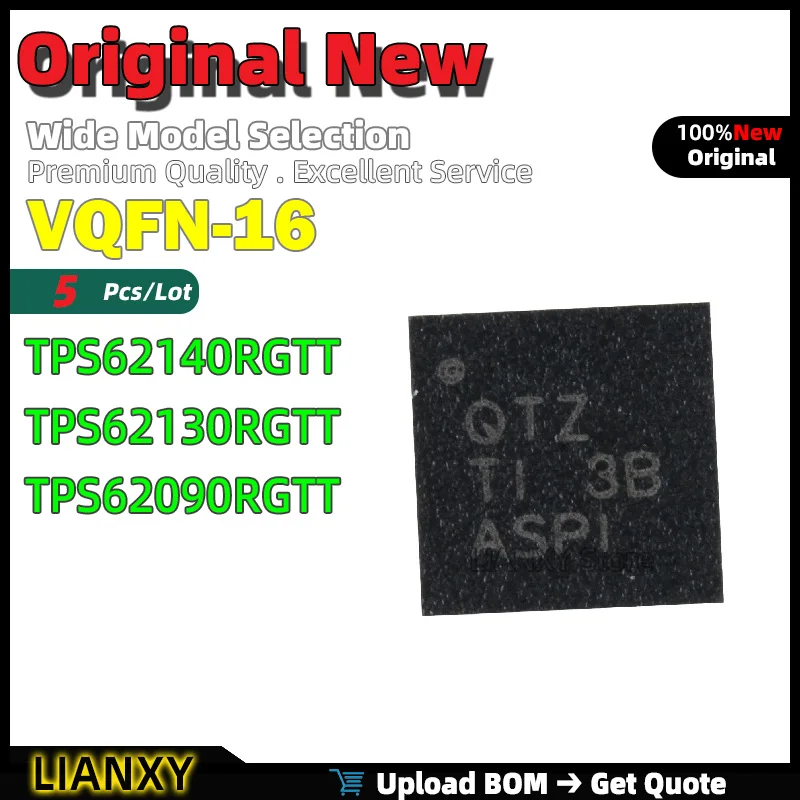 5Pcs VQFN-16 TPS621… - image