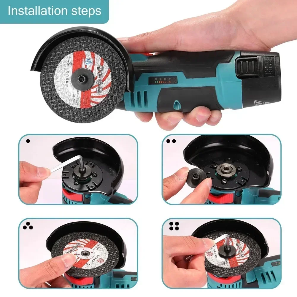 

75mm Diameter 10mm Bore Angle Grinder Attachment Cutting Polishing Disc Tool Accessories Herramientas Sharpener Lixadeira