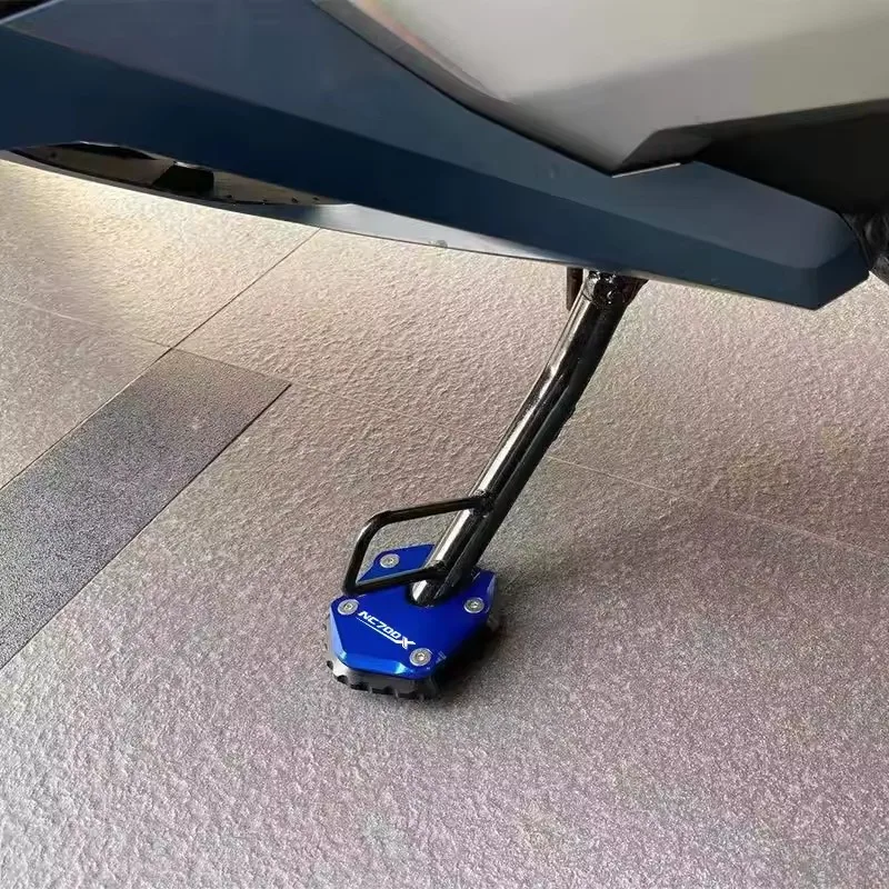 لهوندا NC750X 2021 2022 2023 2024 NC 750X NC750 X دراجة نارية القدم الجانب حامل لوحة مسنده المكبر دعم تمديد الوسادة #2