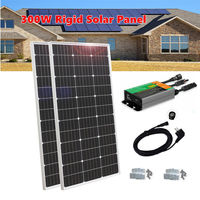Solar Balcony Power Station 300W Glass Solar Panel 2x150W Inverter 230V Plug&Play balcony power system for home complete kit