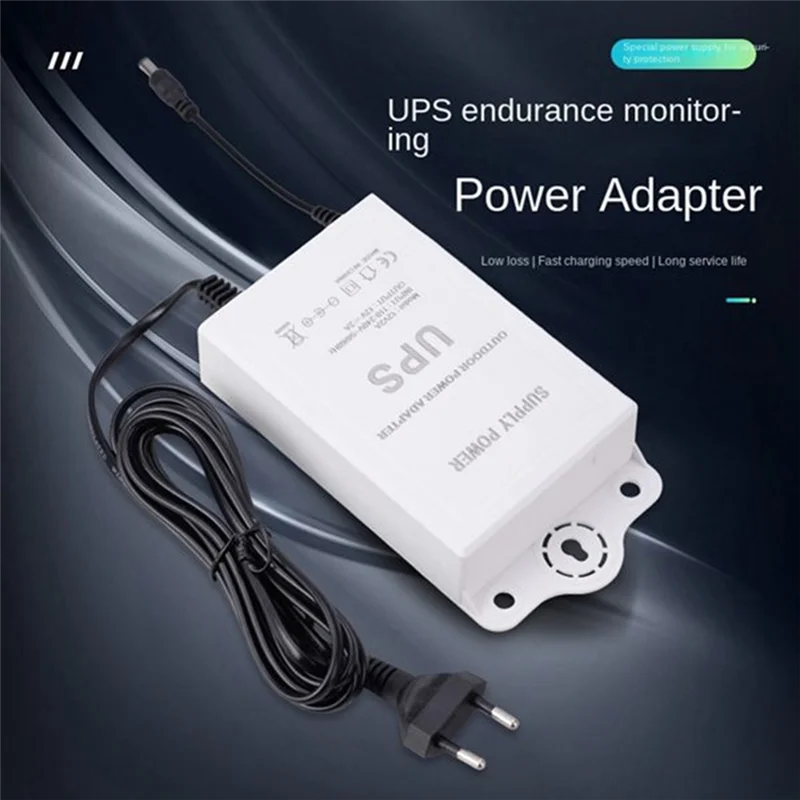 12V-2A 무정전 전원 공급 장치 Orwifi, 모뎀, 라우터, 보안 카메라 미니 UPS 배터리 백업 보호기 EU 플러그