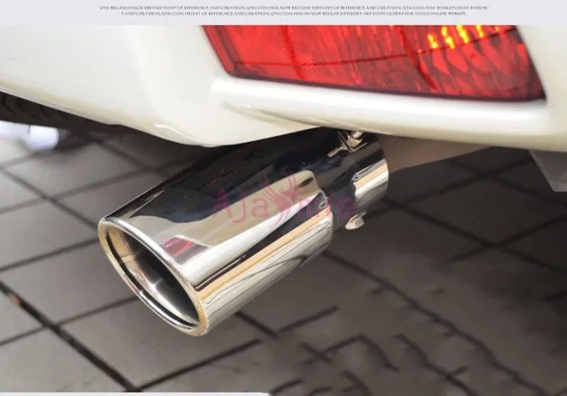 

For Jeep Grand Cherokee 2011-2016 Rear Tail Exhaust Muffler Tip Pipe #304 Stainless Steel Car Styling Accessories