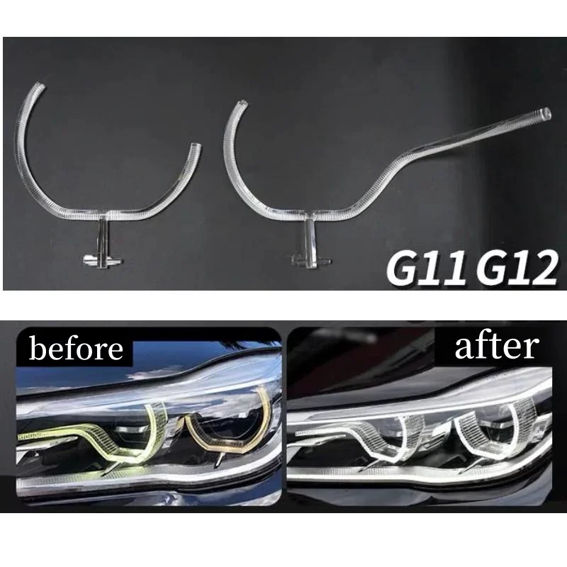 

Для BMW 7 серии G11 G12 2016 2017 2018 автомобильные фары DRL дневные ходовые огни направляющая трубчатая полоса
