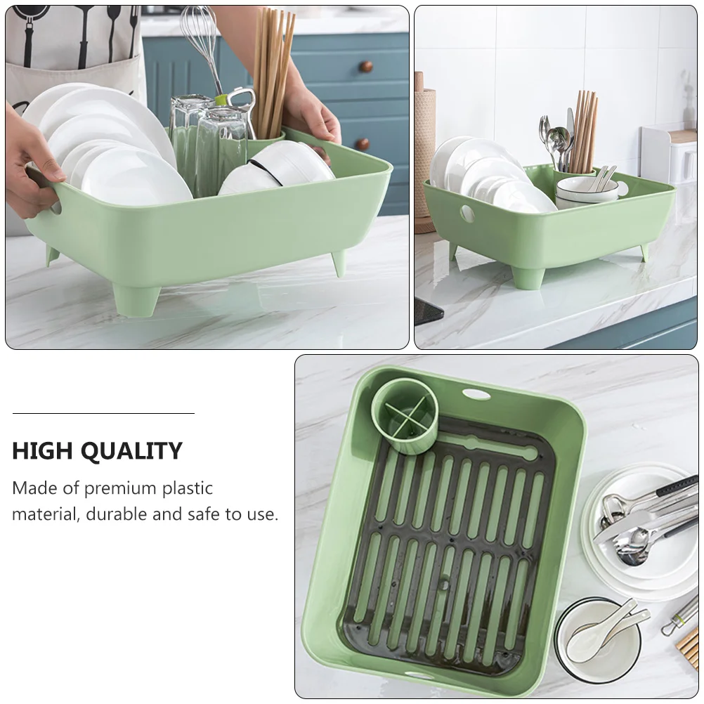

Vertical Bowls Chopsticks Box Draining Rack Large Capacity Plastic Tableware Holder For Kitchen Home Storage Organizer Household